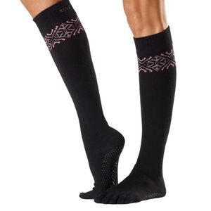 ToeSox Full Toe Scrunch Knee High Grip Socks (2 pack - 4 pairs)